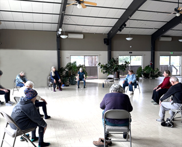 Chair Yoga Class • Tuesdays • 11 am –12 pm • Balloom